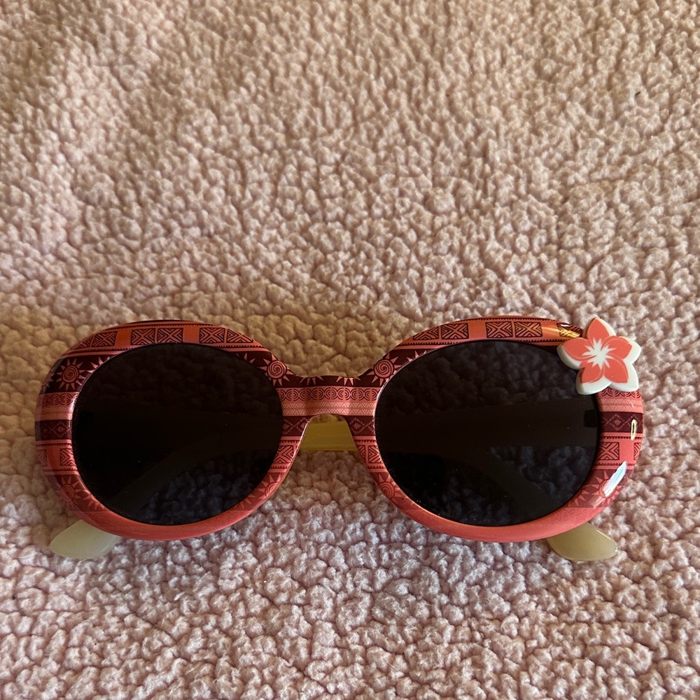 Disney Moana Red Floral Sunglasses